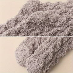Men's Non-slip Winter Plush Sleep Socks Thick Warm Floor Socks