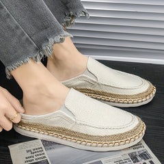 Men's Lightweight Slip On Flax Shoes for Walking