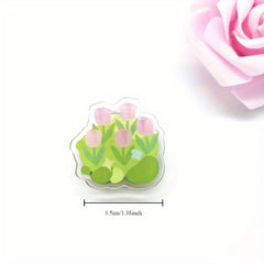1pc Little Flower Clip Sticky Note Clip for Office