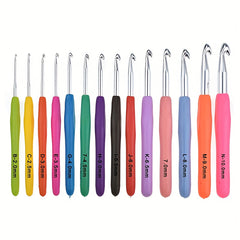 DIY Hand Knitting Tools Set for Sweater Crochet with Ergonomic Soft Grip
