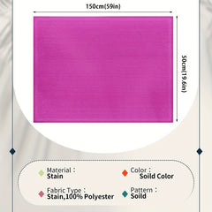 Satin Fabric Solid Colors Wedding Bridal Decoration Apparel Crafts