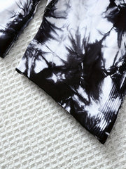 3pcs Tie Dye Sports Shorts Seamless Workout Fitness Yoga Shorts