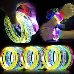 12pcs Glow Bracelets for Party Favors - Glow in The Dark Bracelets Toys