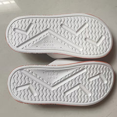 Men's Contrast Slides Non Slip Slippers Open Toe Shoes Indoor Outdoor