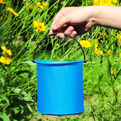 2pcs Summer Beach Fun Catch Bucket & Retractable Fishing Net Set