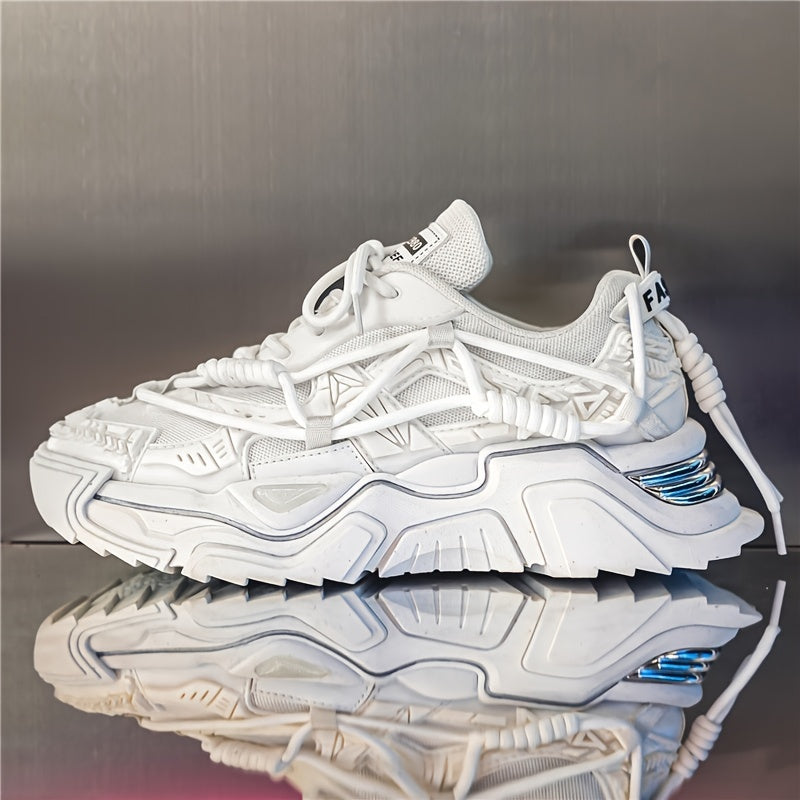 Men's Chunky Lace-Up Dad Sneakers Athletic Shoes