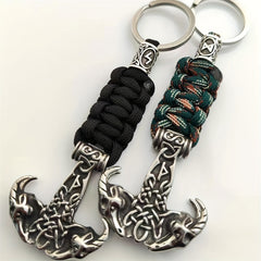 Viking Stainless Steel Double Sheep Head Hammer Pendant