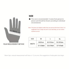 Knuckle Protection PU Leather Motorcycle Gloves