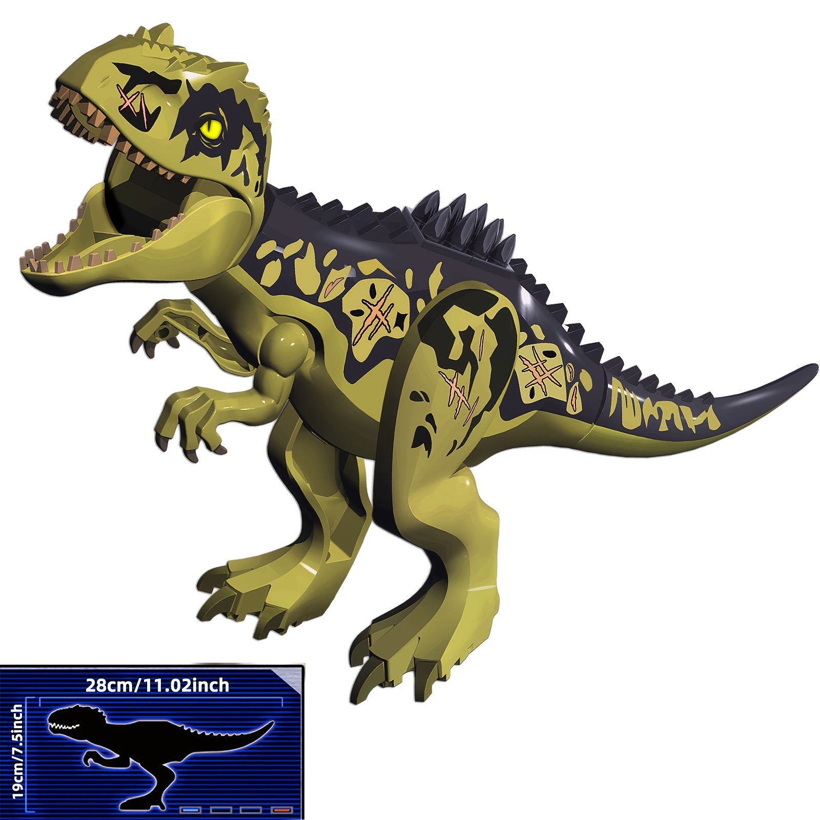 Jurassic Dinosaur Building Blocks Toy - Tyrannosaurus Triceratops Pterosaur
