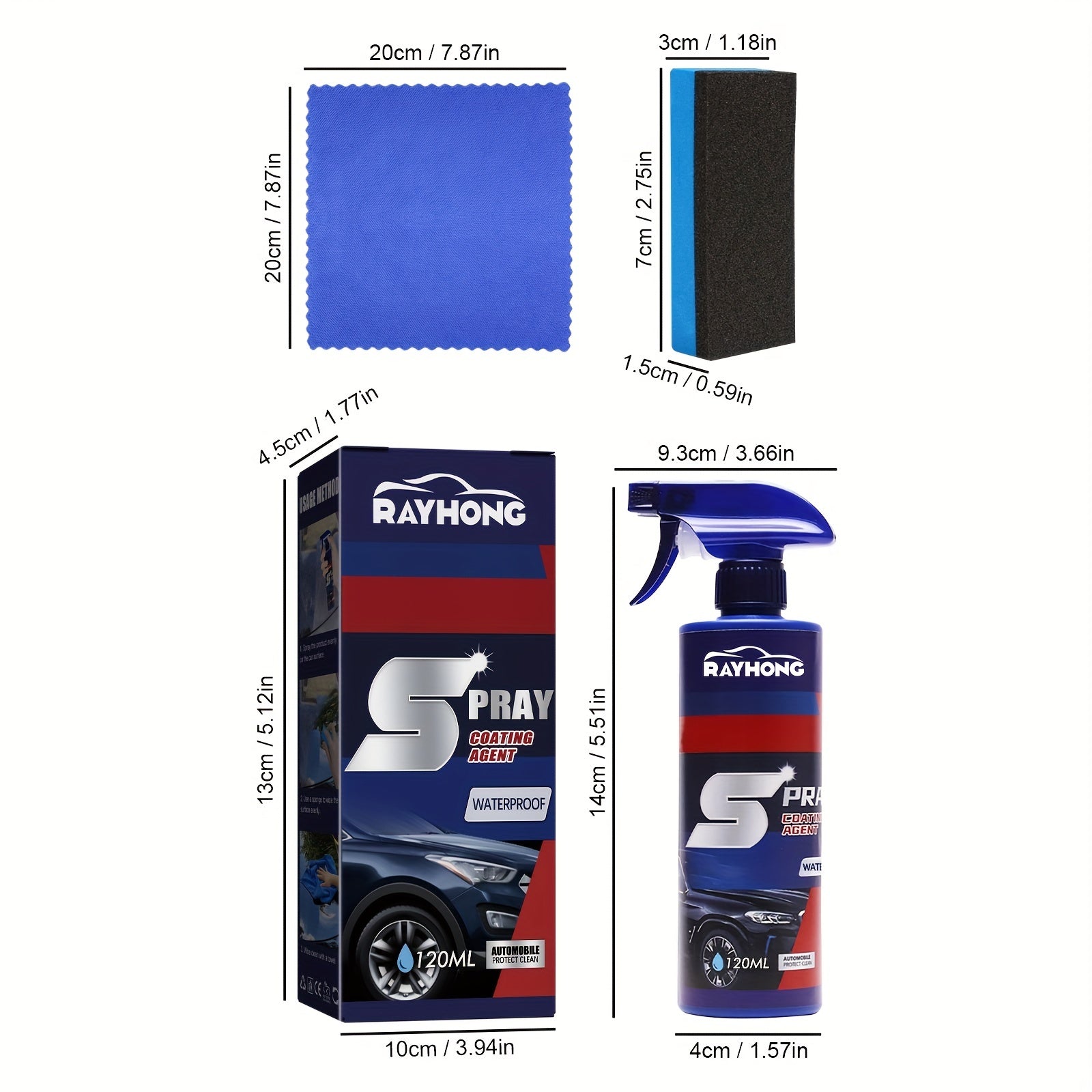 Car Coating Spray Set for Ultimate Car Washing Experience