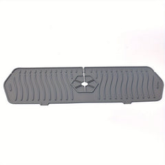 Silicone Kitchen Faucet Splash Guard and Drying Mat