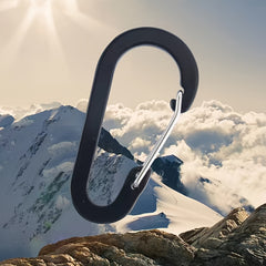 5pcs Aluminum Carabiner Clips Camping Fishing Mountaineering