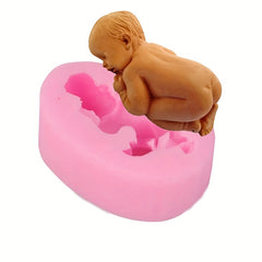 1pcs DIY Sleeping Baby Silicone Mold Cake Fondant Chocolate Decoration Mold