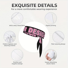 Double Sided Sports Headband Quick Dry Lightweight for Yoga Running Cycling