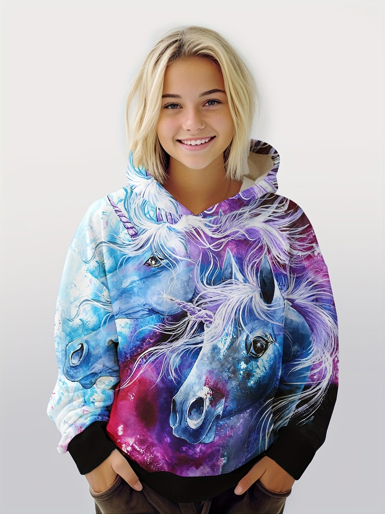 Unicorn Graphic Hoodies for Girls and Boys