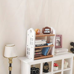 Doll House Storage Rack Bookshelf Halloween Christmas Gift