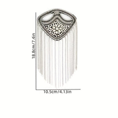 Floral Patch Shoulder Pads for Suits