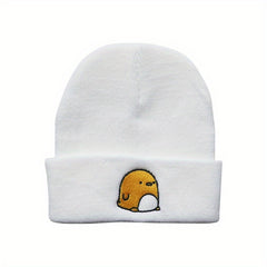 Animal Embroidery Knitted Hat Stylish Beanie Hat Men