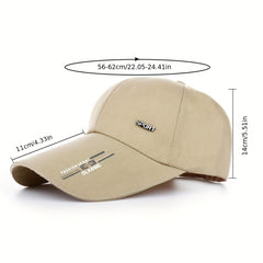 Men's Sports Sunshade Sunscreen Cap Iron Standard Baseball Cap