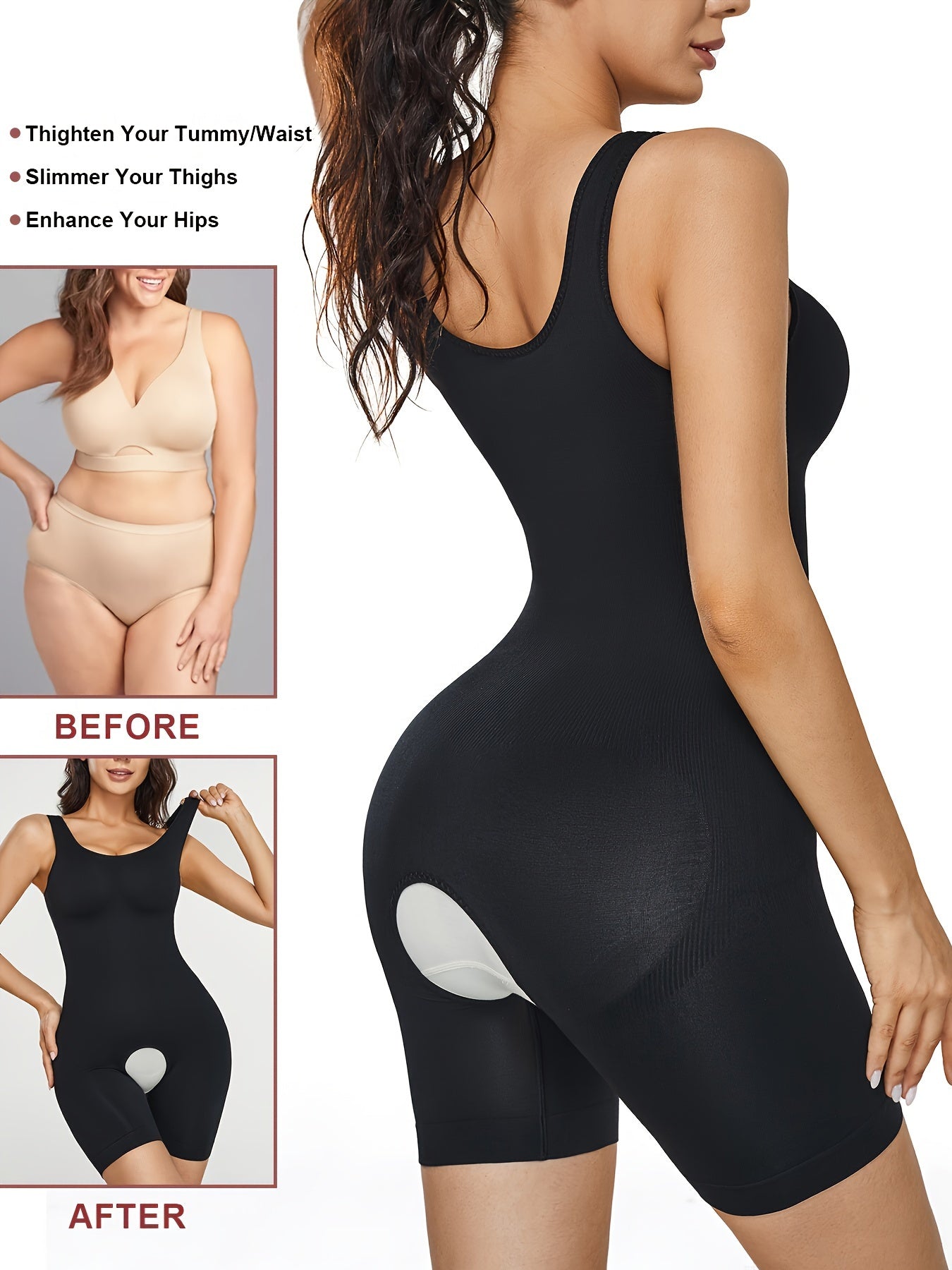 Women's Yoga Body Shaper Jumpsuit Sleeveless Sports Activewear