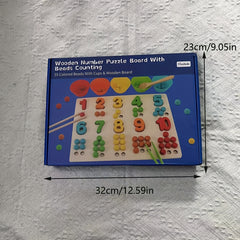 Montessori Kids Arithmetic Toys Number Cognitive Development