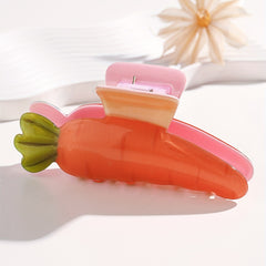 Fruit Vegetable Series Hair Claw - Strawberry Carrot Watermelon - Large Claw