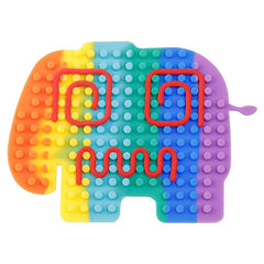 Silicone Sensory Activity Board - Butterfly, Dinosaur, Elephant Designs