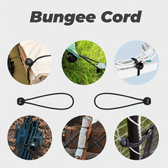 18pcs Heavy Duty Ball Bungee Cords for Canopy Tarp Tie Down, 15-24cm & 20-32cm