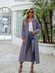 Casual Blouse Women's Plus Solid Button Up Long Sleeve Lapel Collar