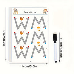 Kids' Handwriting & Drawing Skills Improvement Book