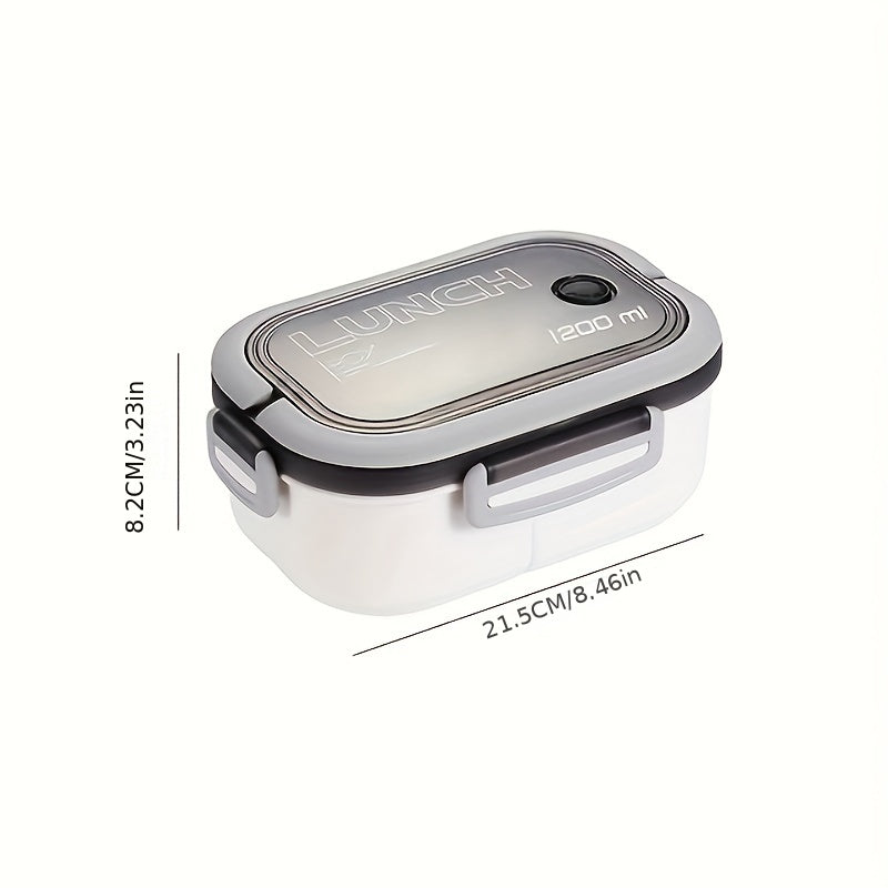 PP Plastic Lunch Box Microwaveable Double layer Compartment Lunch Box