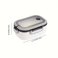 PP Plastic Lunch Box Microwaveable Double layer Compartment Lunch Box