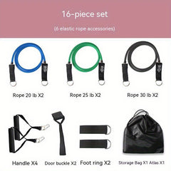 Tension Resistance Rope Set For Shoulder Strength Training Yoga Fitness