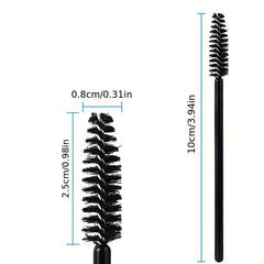 Cosmetic Mascara Brush Eyelash Applicator Multicolor