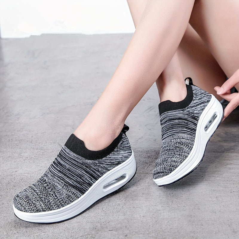 Women's Mesh Tennis Shoes Lightweight Air Cushion Non slip