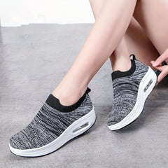 Women's Mesh Tennis Shoes Lightweight Air Cushion Non slip