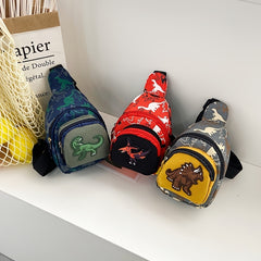 Boys Dinosaur Crossbody Bag Lightweight Chest Bag