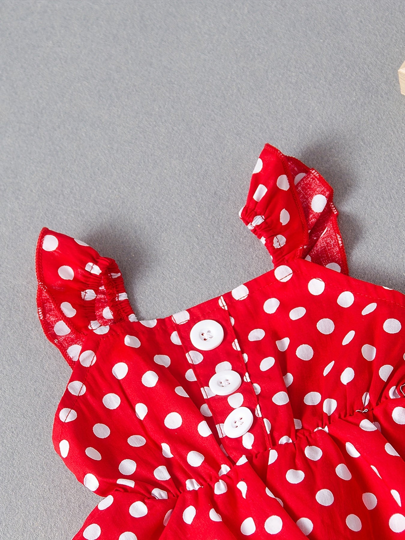 Girls Polka Dot Sleeveless Tutu Dress