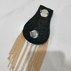 Stylish Tassel Shoulder Epaulettes for Stage Performance Costume