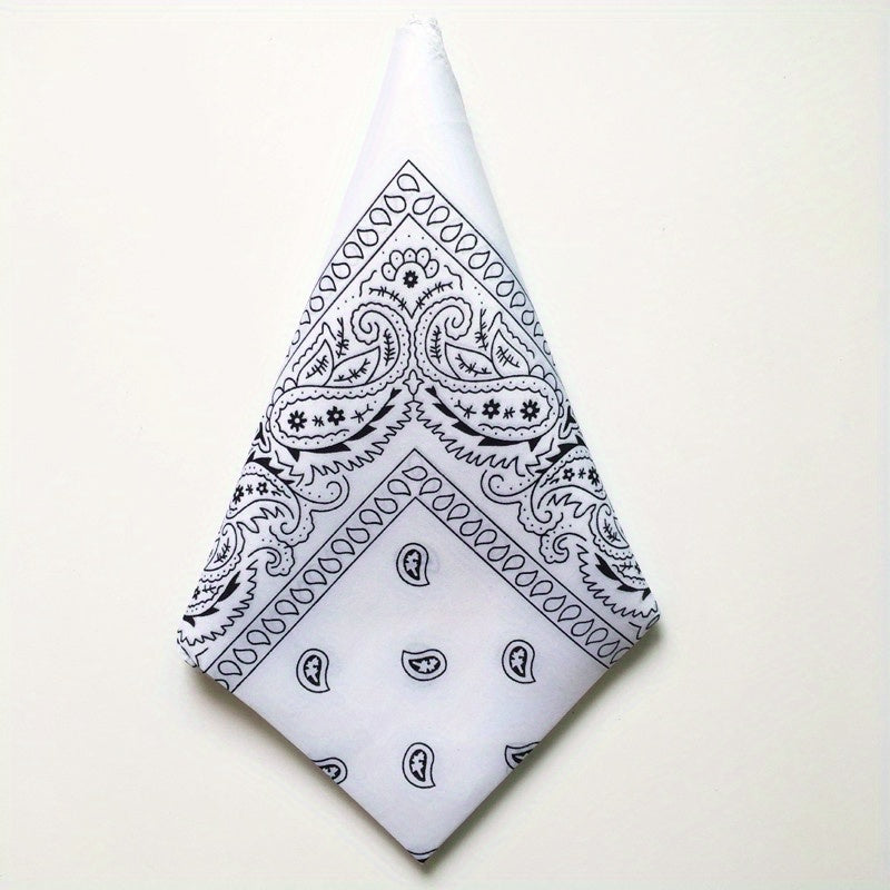 Cashew Flower Large Square Scarf Insect Paisley Bandana