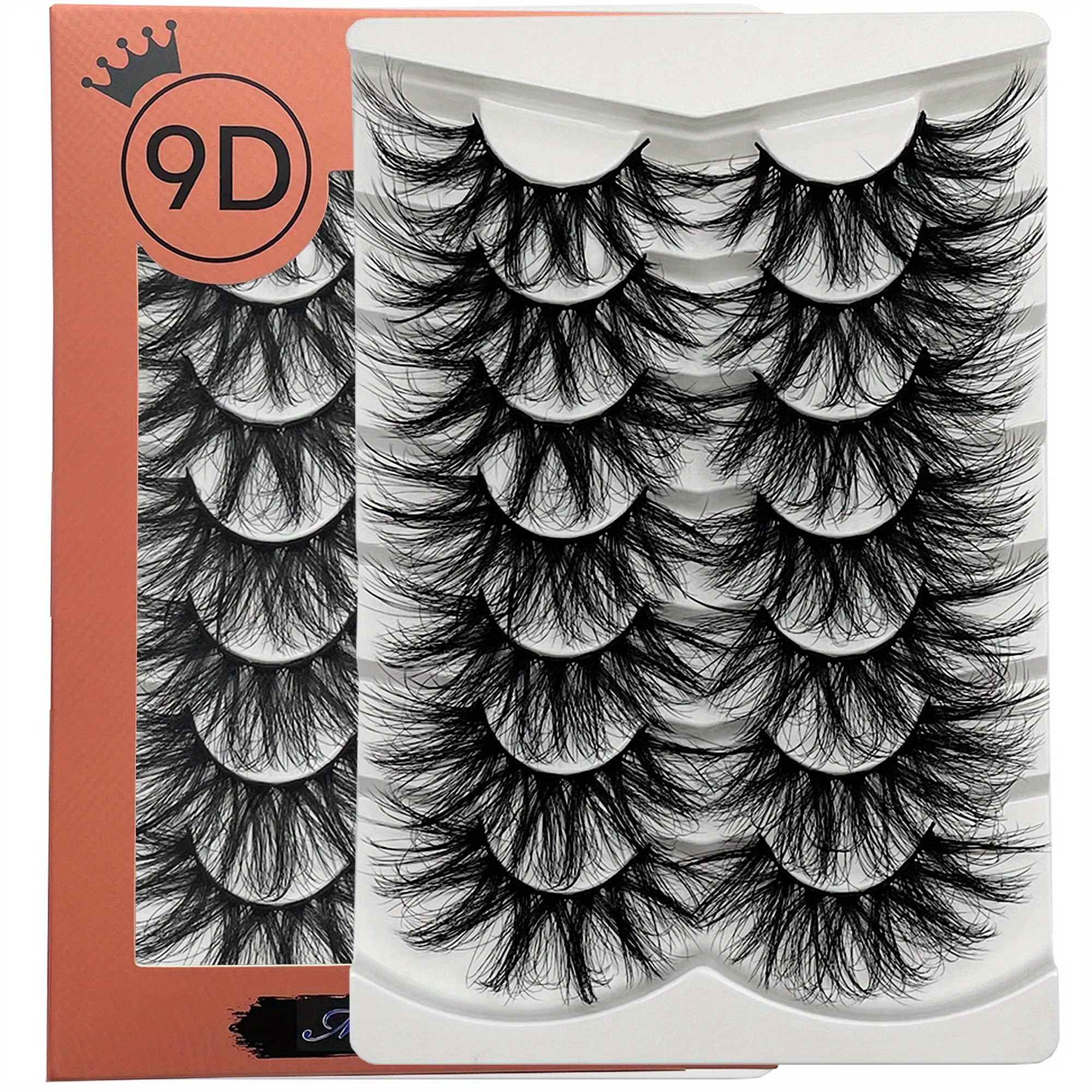 Fluffy 25mm 9D Volume Faux Mink Lashes Halloween Cosmetics