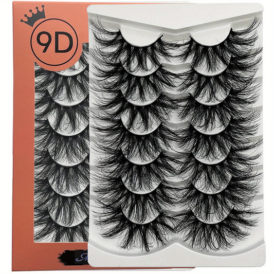 Fluffy 25mm 9D Volume Faux Mink Lashes Halloween Cosmetics