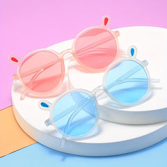 Kids Bunny Ear Sunglasses Sun Protection for Outdoor Party