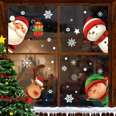 Christmas Snowflake Window Sticker Holiday Decals Decoration