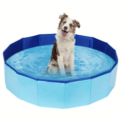 Portable & Slip Resistant Dog Pool for Summer Fun