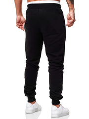 Men's Cartoon Smile Face Print Joggers Pants with Pockets