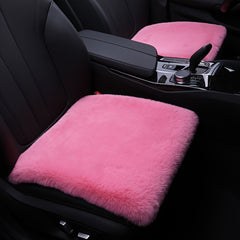 Long Fluffy Car Cushion Warm Single Seat Thickened Universal Binding