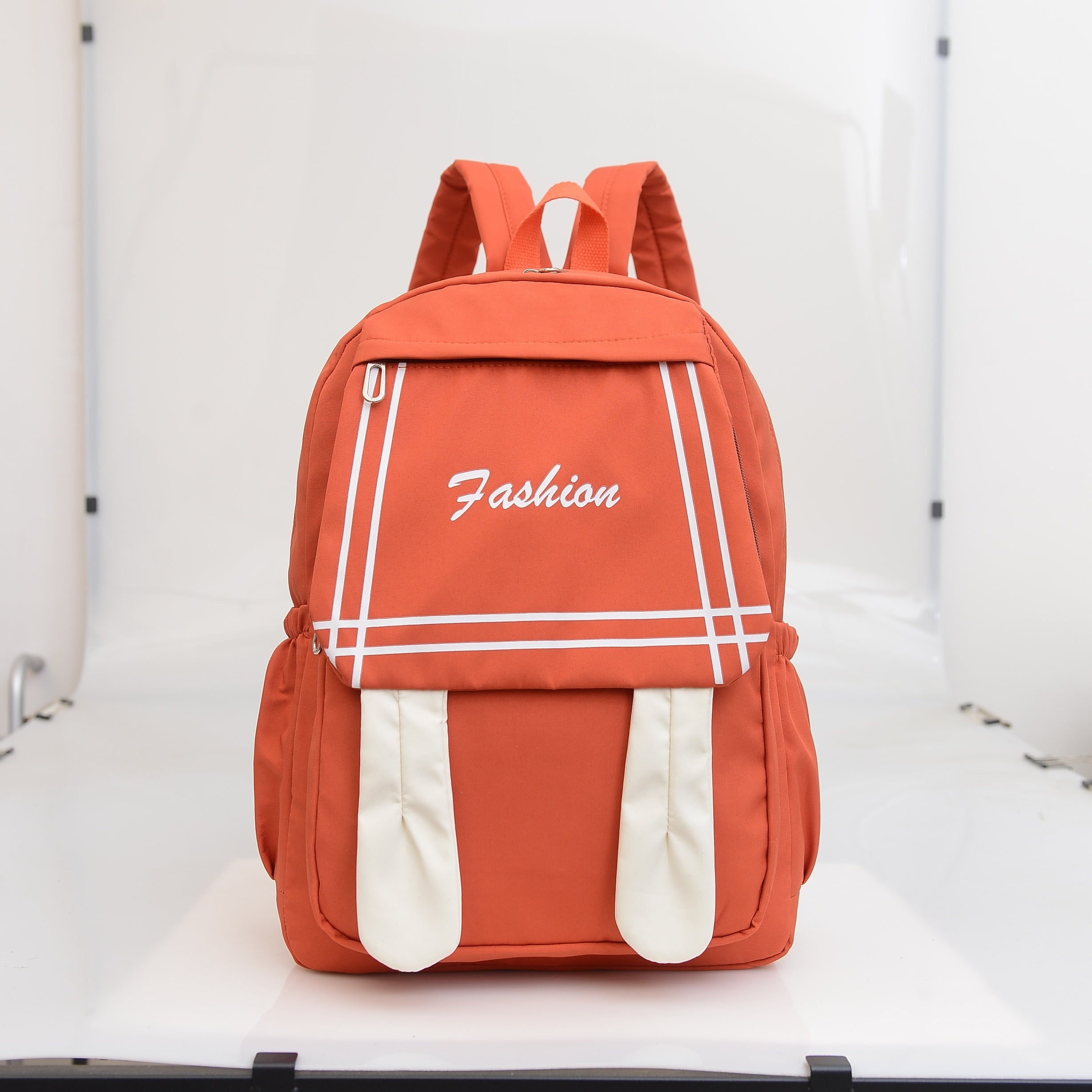 Kids Large Capacity Backpack Travel Schoolbag Flip Pocket Backpack