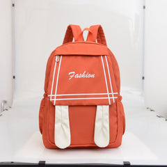Kids Large Capacity Backpack Travel Schoolbag Flip Pocket Backpack