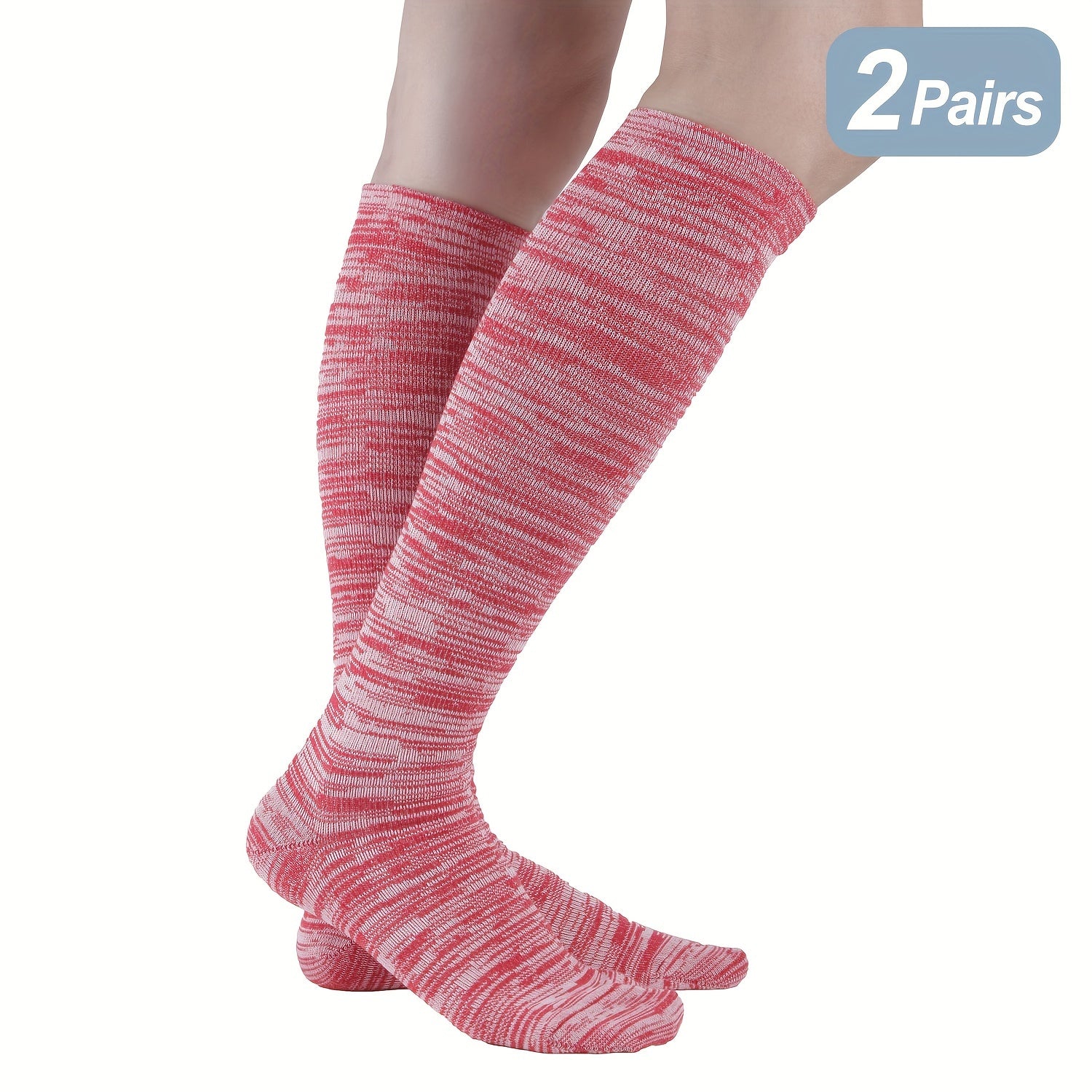 Bamboo Fiber Sports Compression Socks, 2 Pairs